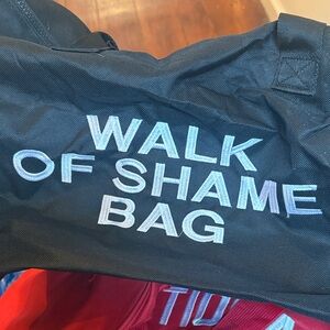 Walk of Shame Black Travel Bag